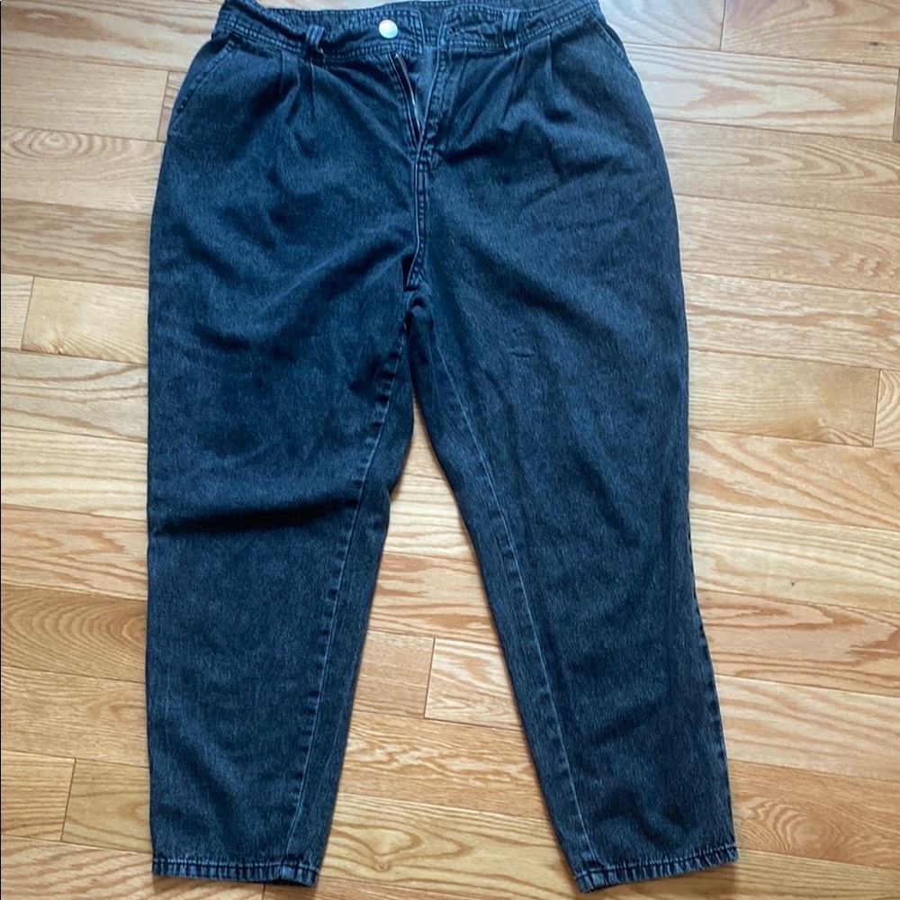Who What Wear Black Mom Jeans Relaxed Fit